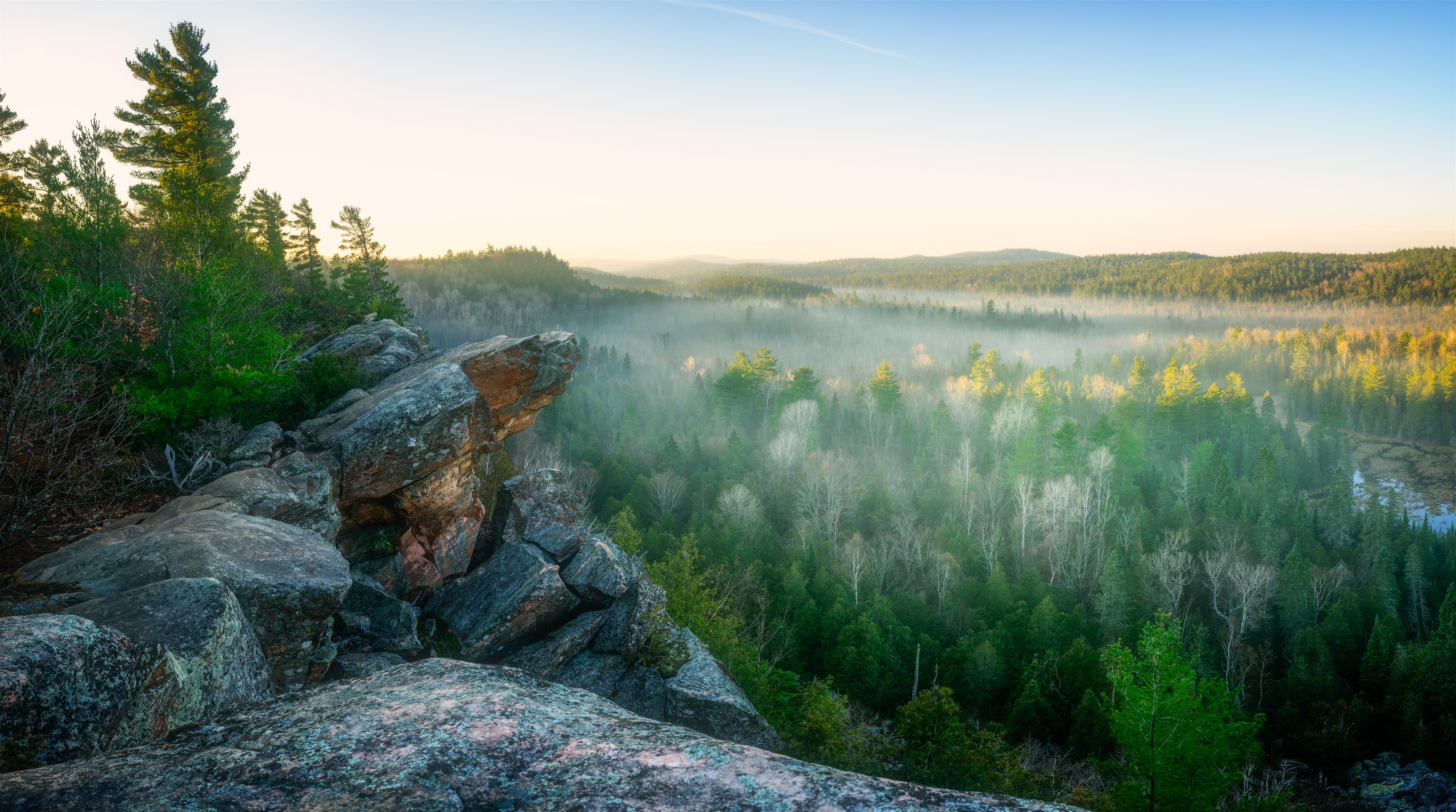 Morning Mist from Eagle’s Nest, Eagles Nest Lookout