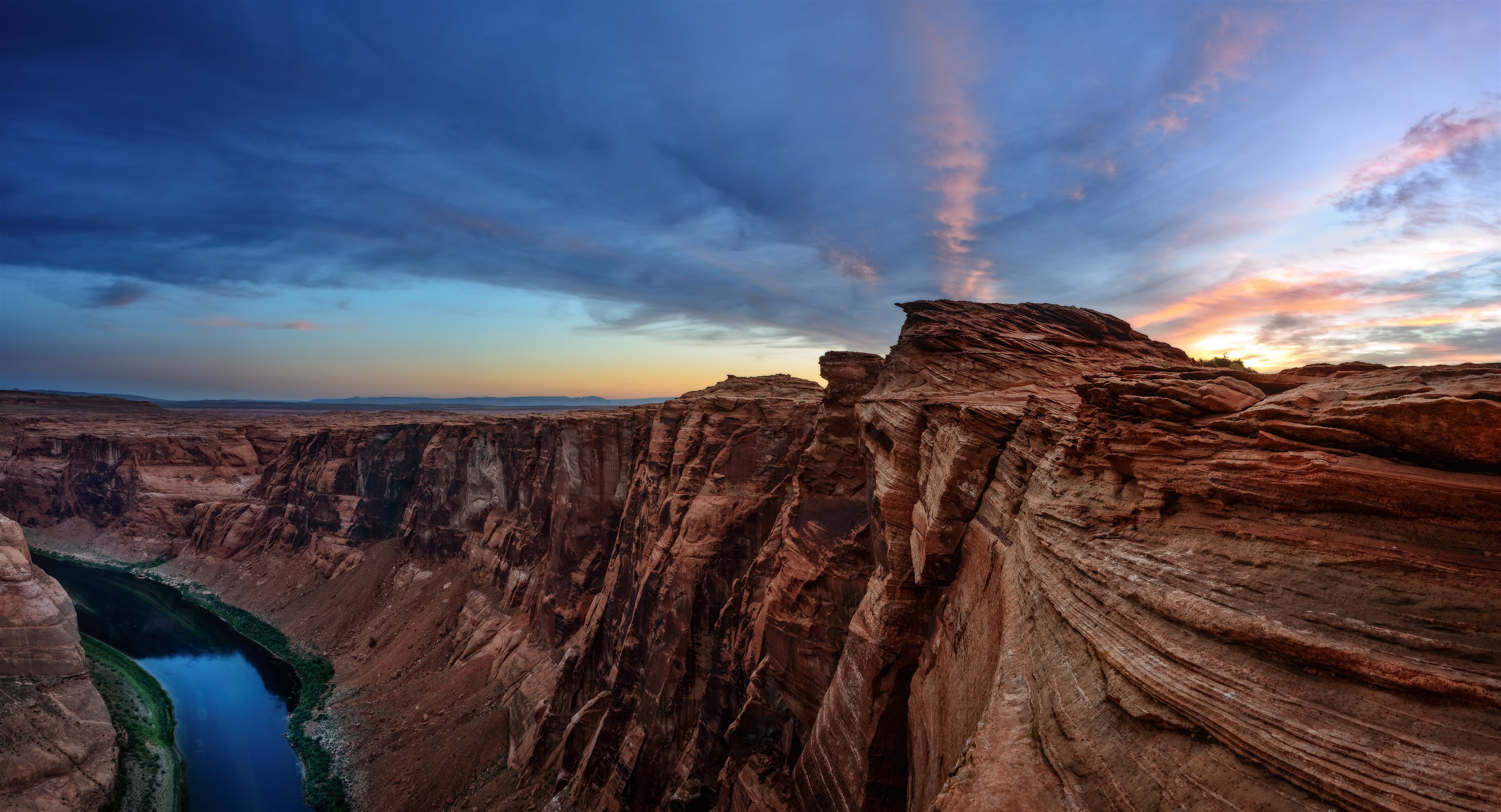 Last Light Above Horseshoe Bend, Horseshoe Bend